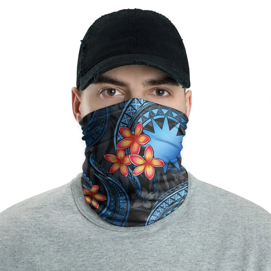 Nauru Neck Gaiter - Plumeria Blue