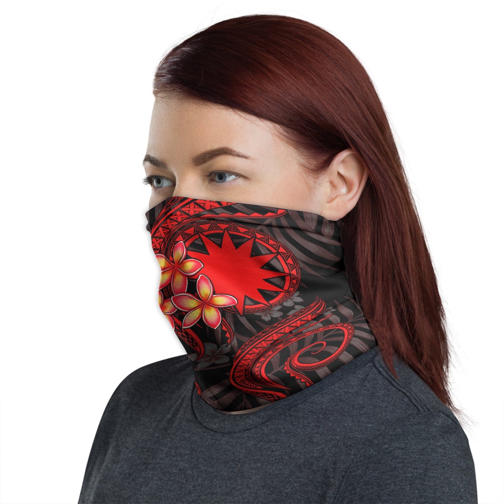 Nauru Neck Gaiter - Plumeria Red