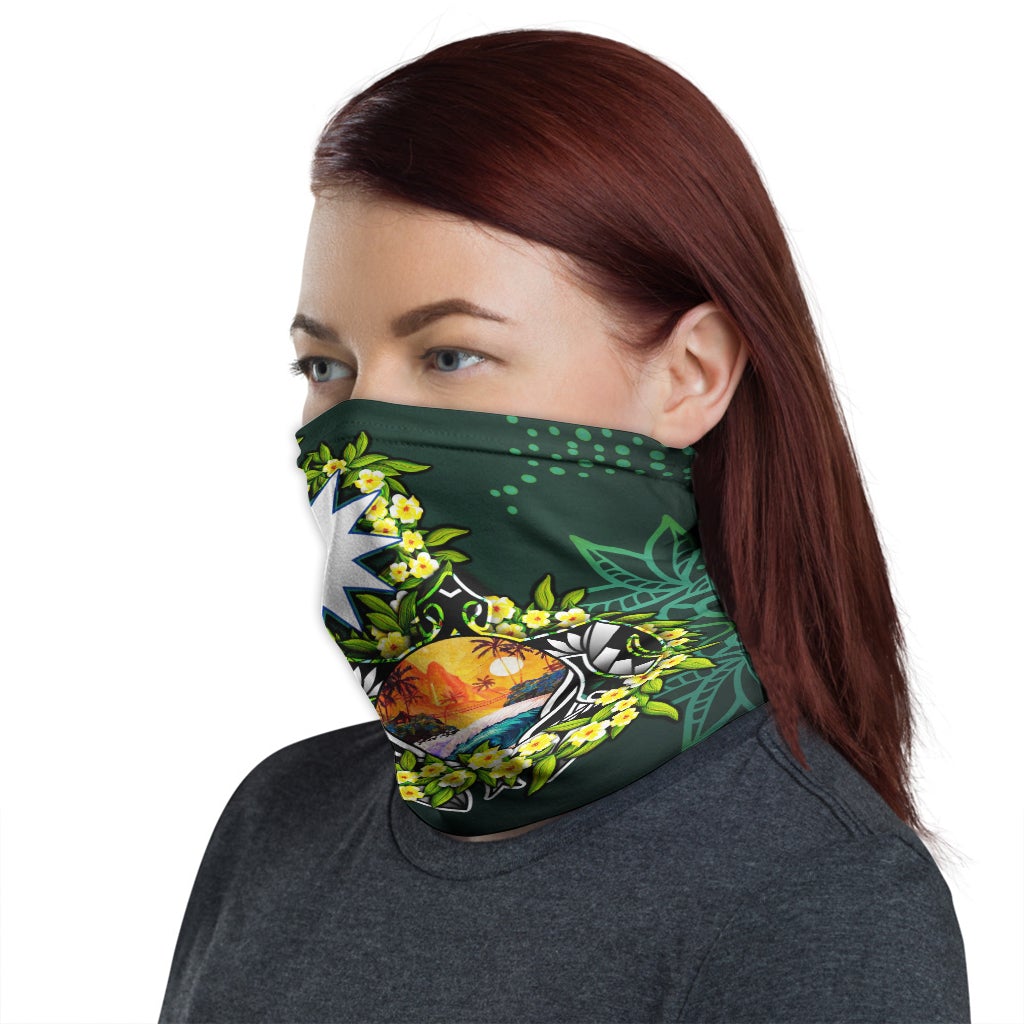 Nauru Neck Gaiter - Ti Leaf Lei Turtle