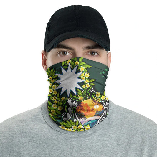Nauru Neck Gaiter - Ti Leaf Lei Turtle
