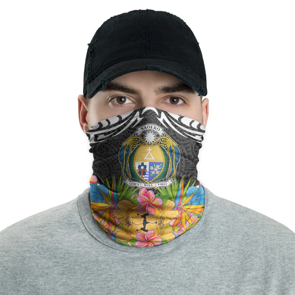 Nauru Neck Gaiter - Tribal Floral Pattern