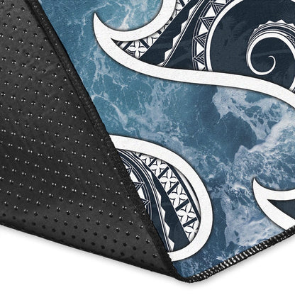 Nauru Polynesian Area Rug - Ocean Style