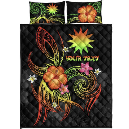 Nauru Polynesian Personalised Quilt Bed Set - Legend of Nauru (Reggae)