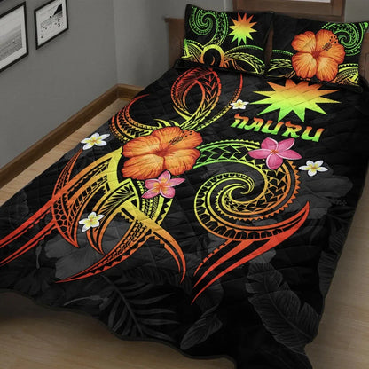 Nauru Polynesian Quilt Bed Set - Legend of Nauru (Reggae)