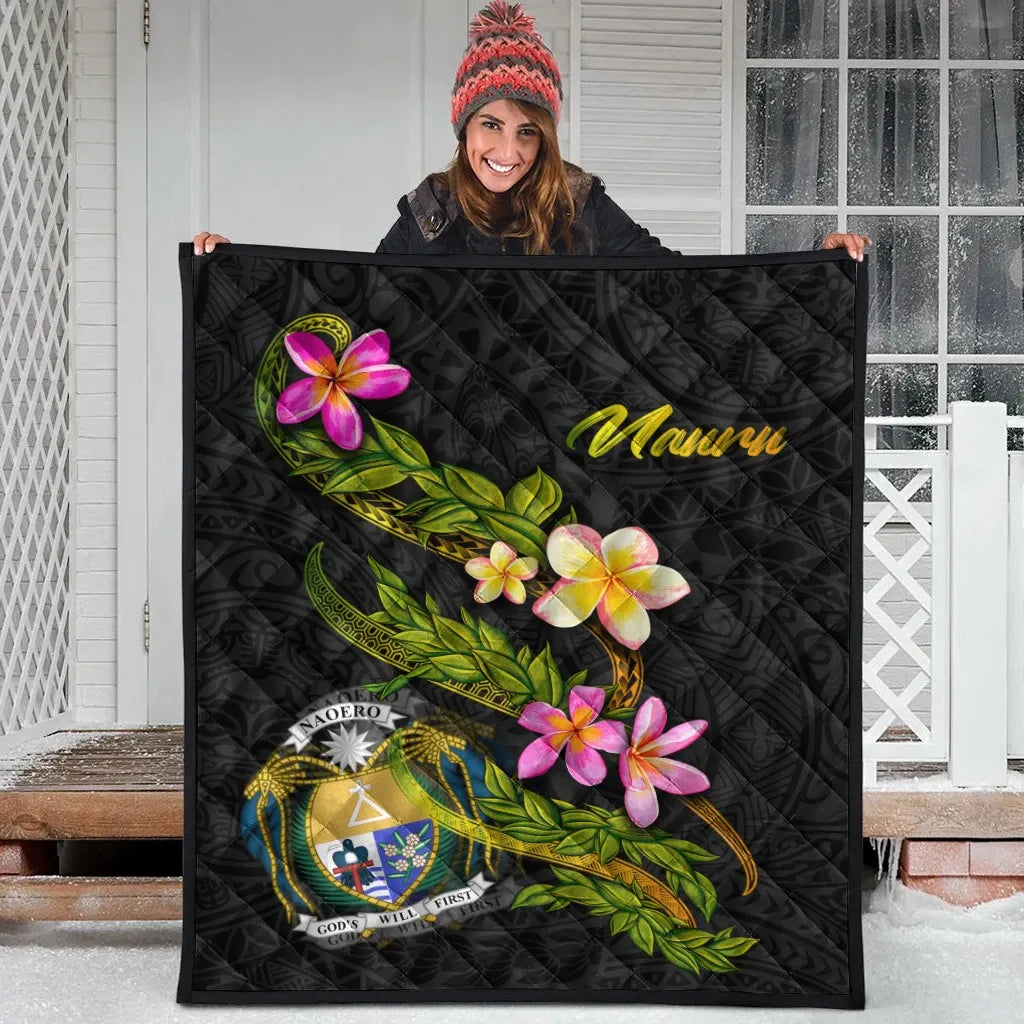 Nauru Polynesian Quilt - Plumeria Tribal