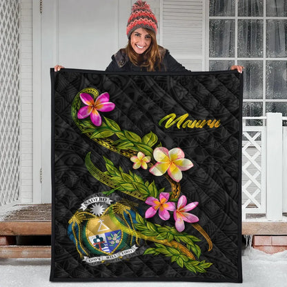 Nauru Polynesian Quilt - Plumeria Tribal