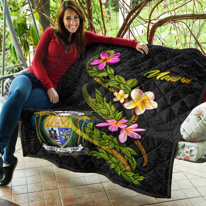 Nauru Polynesian Quilt - Plumeria Tribal