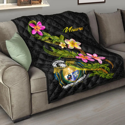 Nauru Polynesian Quilt - Plumeria Tribal