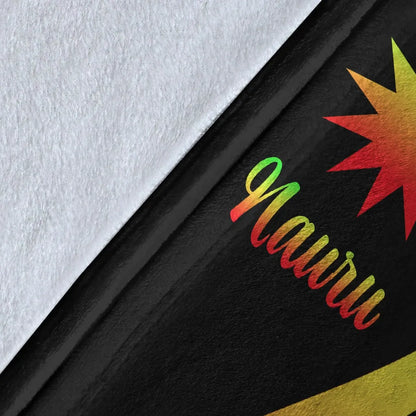 Nauru Premium Blanket - Reggae Polynesian Tentacle Tribal Pattern
