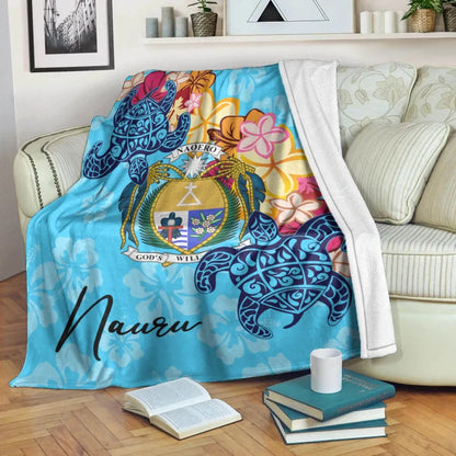 Nauru Premium Blanket - Tropical Style