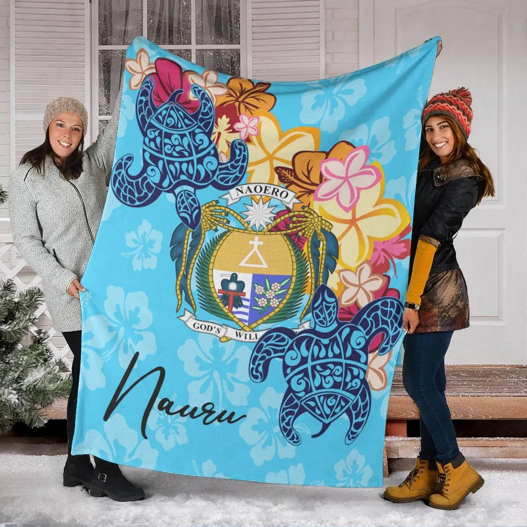 Nauru Premium Blanket - Tropical Style