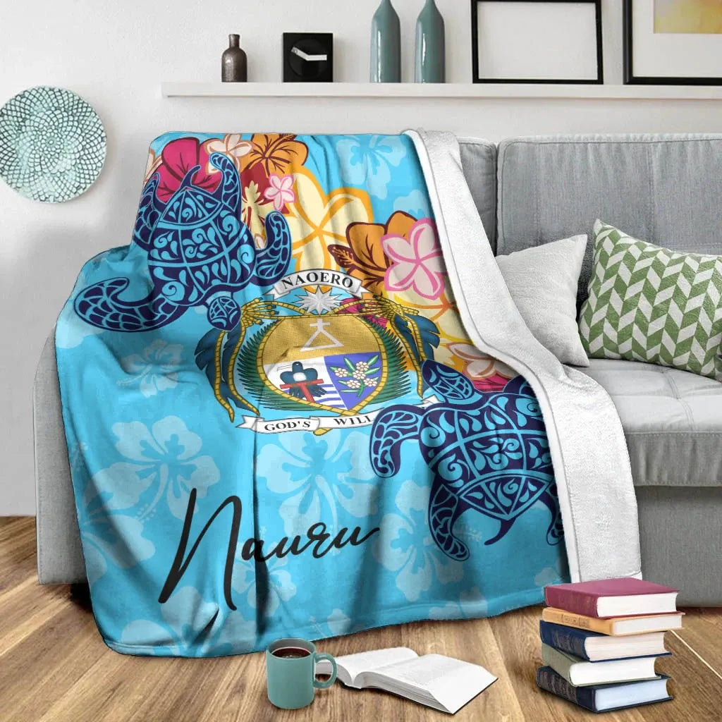 Nauru Premium Blanket - Tropical Style