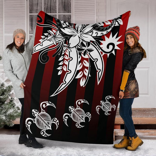 Nauru Premium Blanket - Vertical Stripes Style