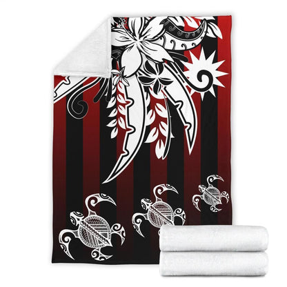 Nauru Premium Blanket - Vertical Stripes Style