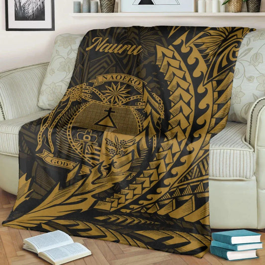 Nauru Premium Blanket - Wings style