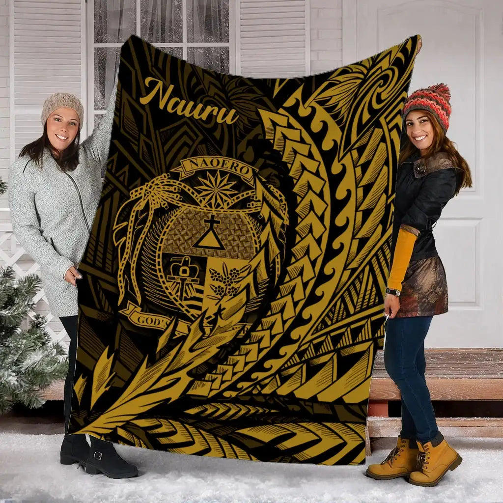 Nauru Premium Blanket - Wings style