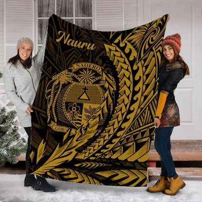 Nauru Premium Blanket - Wings style