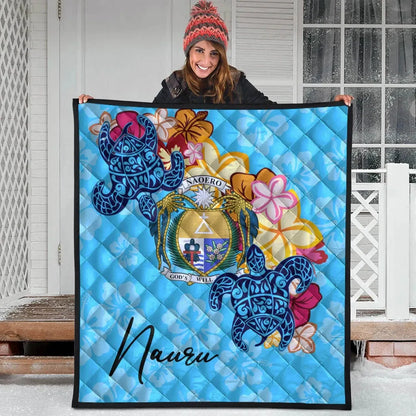 Nauru Premium Quilt - Tropical Style