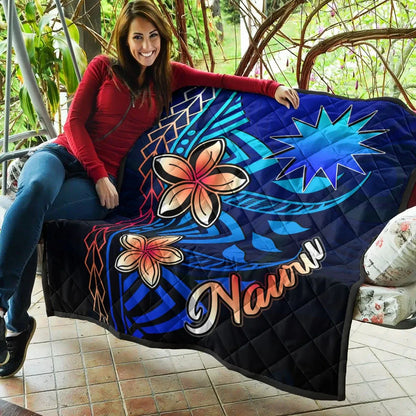 Nauru Premium Quilt - Vintage Tribal Mountain