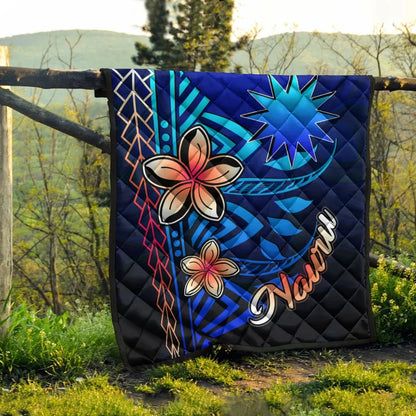 Nauru Premium Quilt - Vintage Tribal Mountain