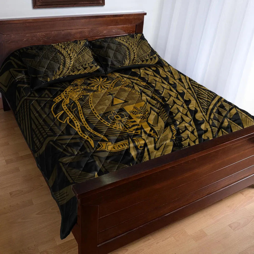 Nauru Quilt Bed Set - Wings Style