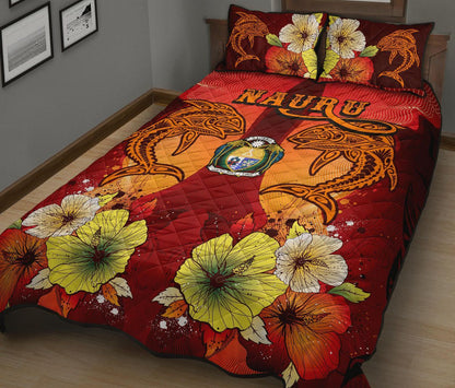 Nauru Quilt Bed Sets - Tribal Tuna Fish
