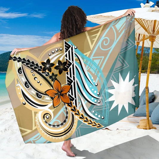 Nauru Sarong - Flower Ribons