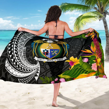 Nauru Sarong - Seal Spiral Polynesian Patterns