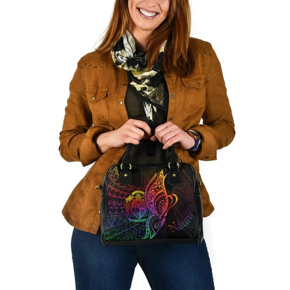 Nauru Shoulder Handbag - Butterfly Polynesian Style