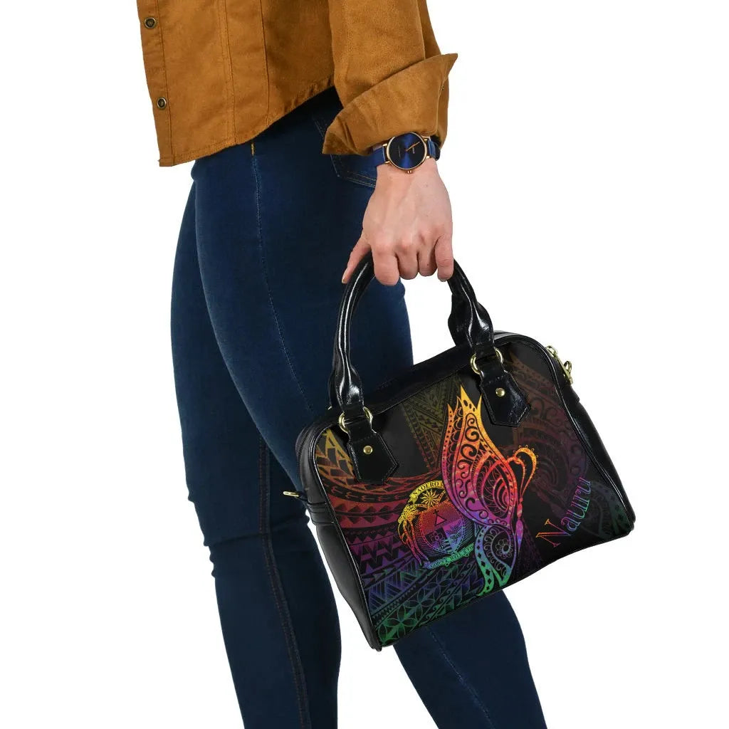 Nauru Shoulder Handbag - Butterfly Polynesian Style
