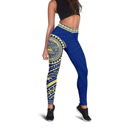 Neo American Samoa Legging (Blue)