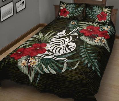 New Caledonia Polynesian Quilt Bed Set - Special Hibiscus
