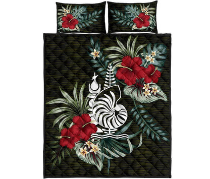 New Caledonia Polynesian Quilt Bed Set - Special Hibiscus