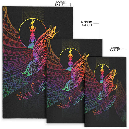 New Caledonia Area Rug - Butterfly Polynesian Style