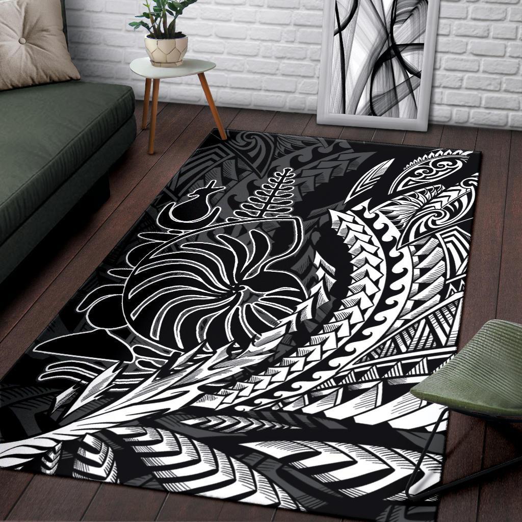 New Caledonia Area Rug - Coat of Arms Wings Style