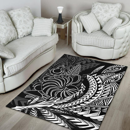New Caledonia Area Rug - Coat of Arms Wings Style
