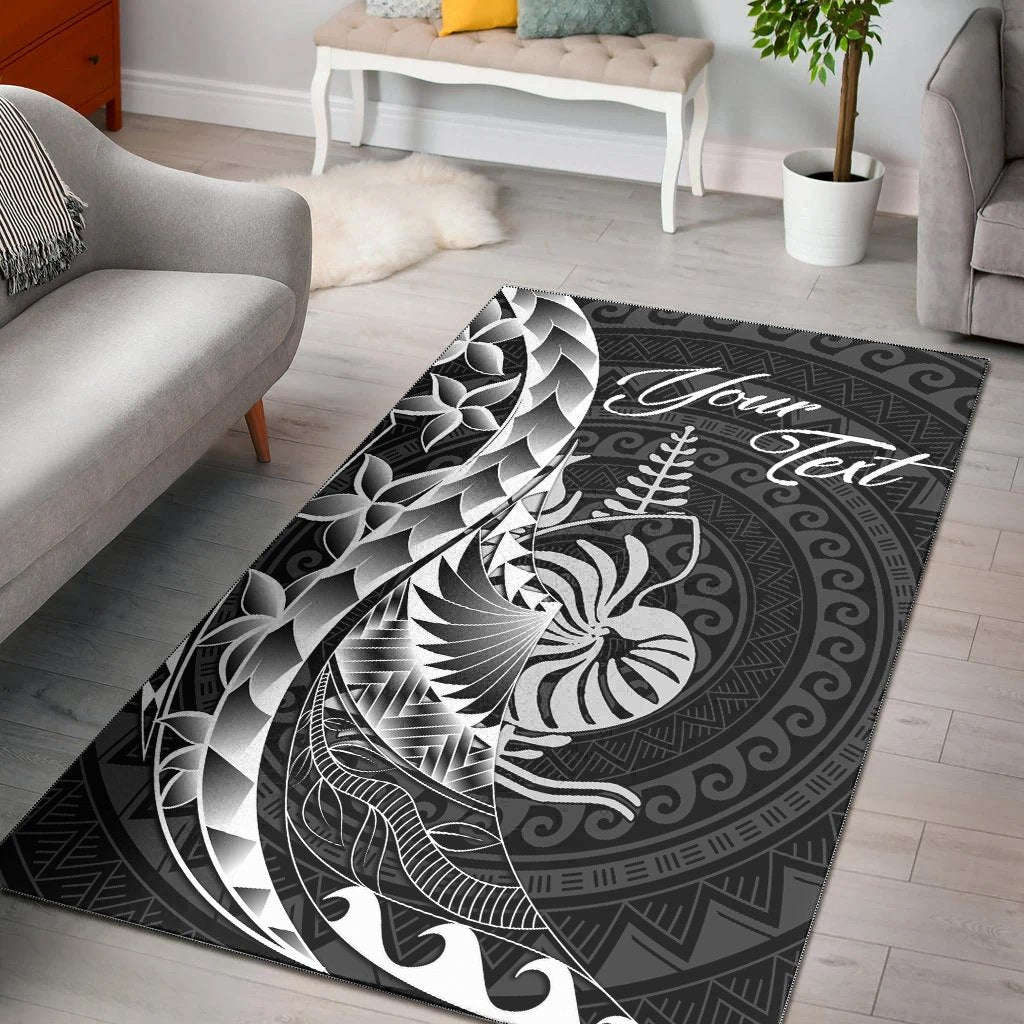 New Caledonia Area Rug - Custom Personalised Polynesian Pattern Style
