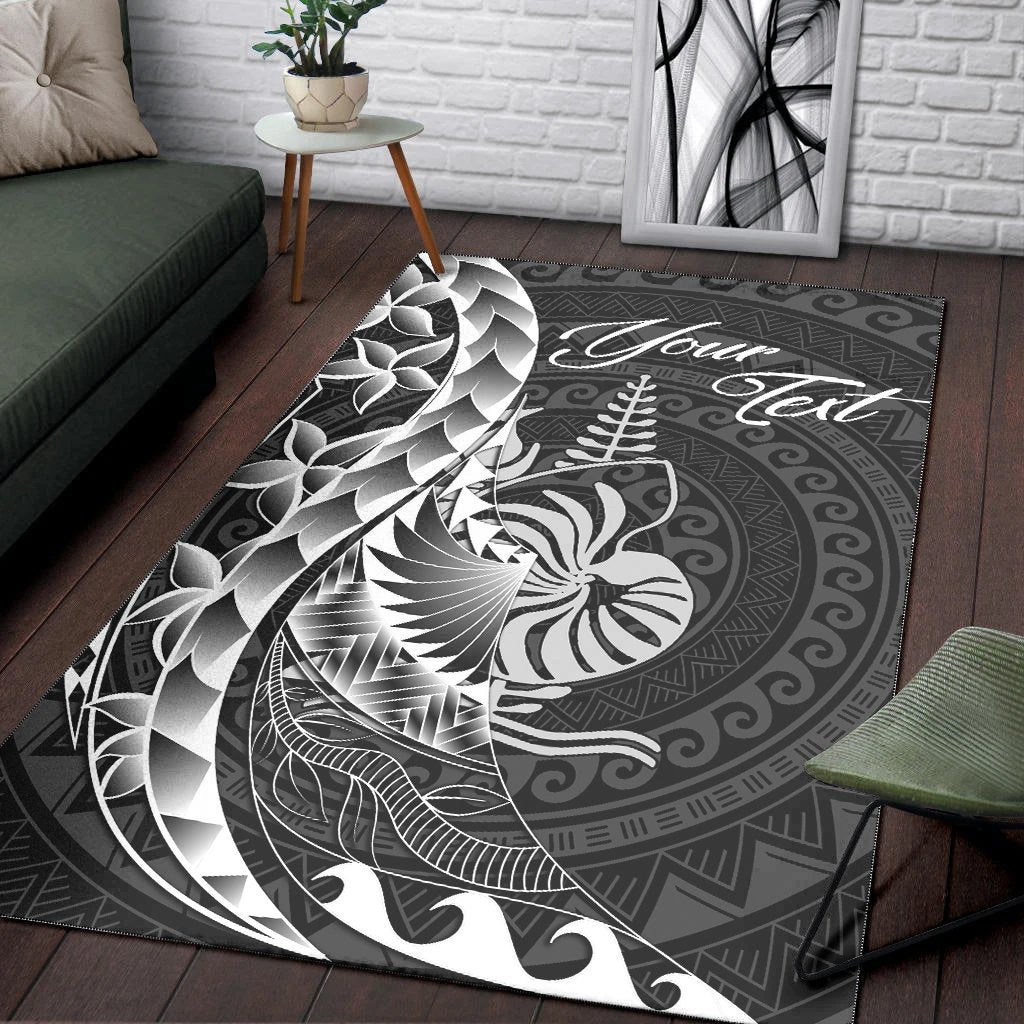 New Caledonia Area Rug - Custom Personalised Polynesian Pattern Style