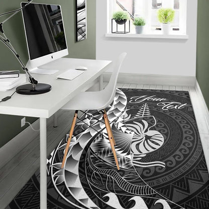 New Caledonia Area Rug - Custom Personalised Polynesian Pattern Style