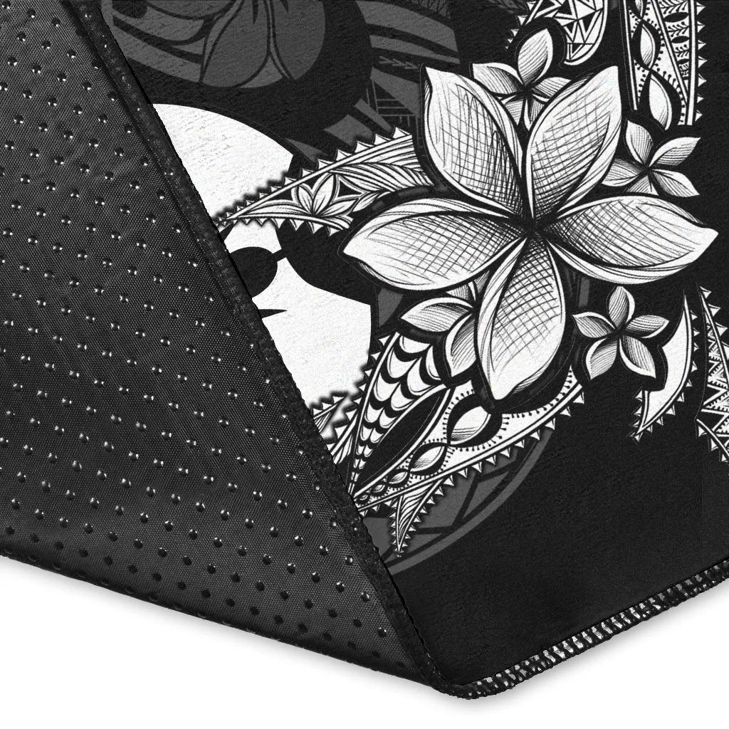 New Caledonia Area Rug - Fish With Plumeria Flowers Style