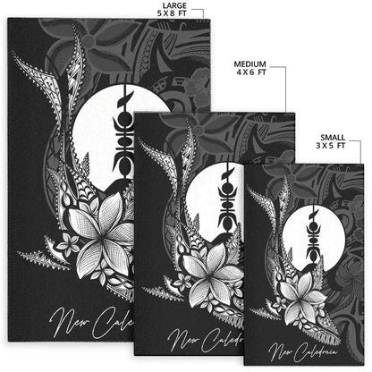 New Caledonia Area Rug - Fish With Plumeria Flowers Style