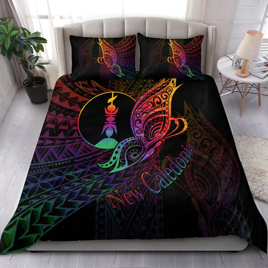 New Caledonia Bedding Set - Butterfly Polynesian Style