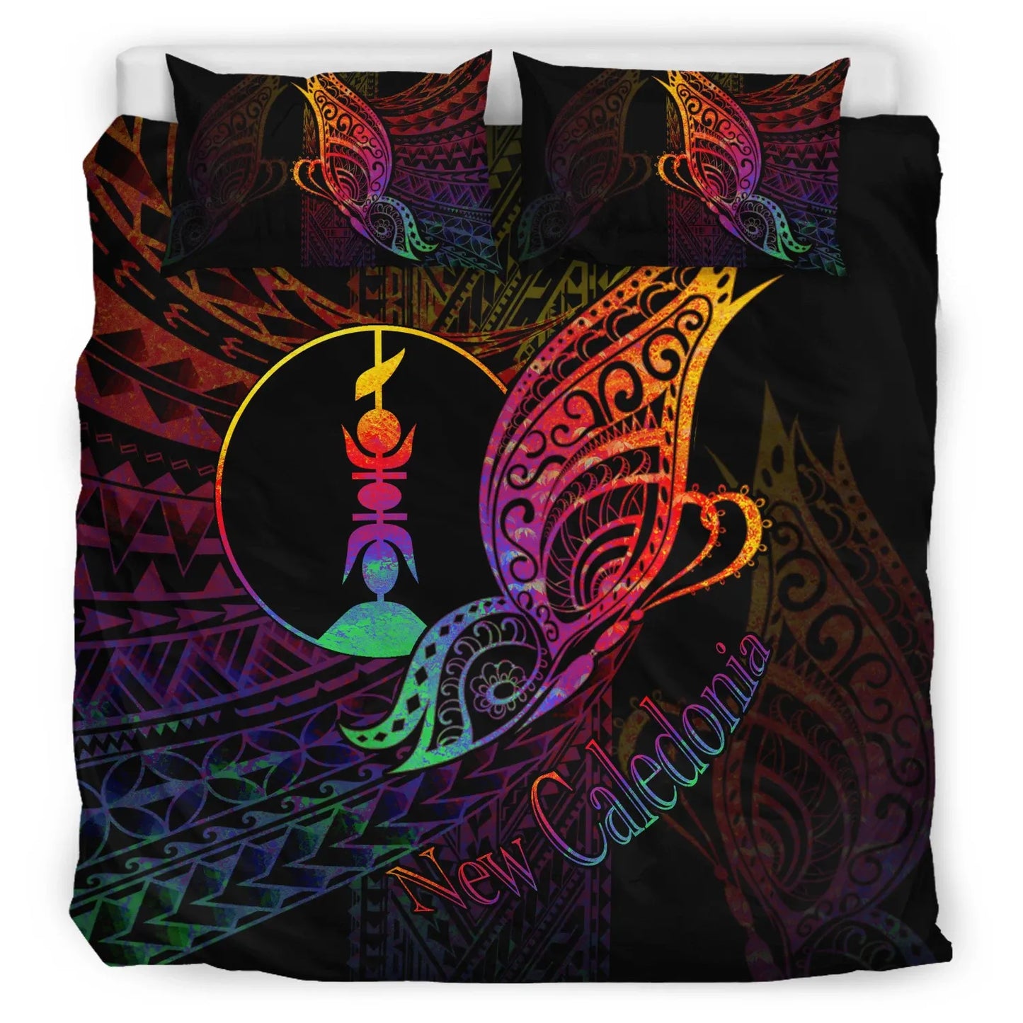 New Caledonia Bedding Set - Butterfly Polynesian Style