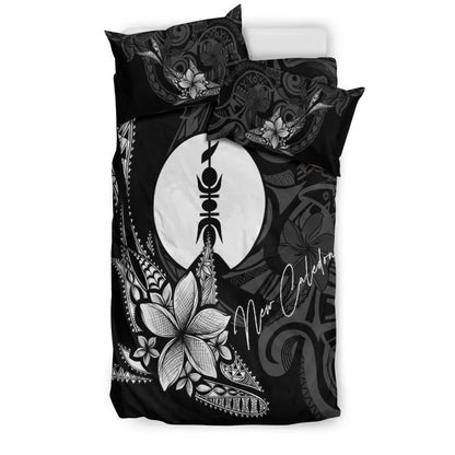 New Caledonia Bedding Set - Fish With Plumeria Flowers Style