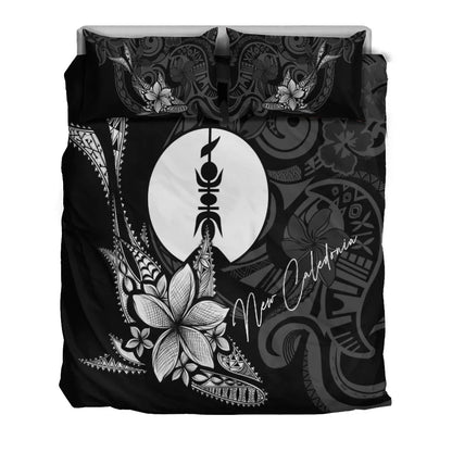 New Caledonia Bedding Set - Fish With Plumeria Flowers Style