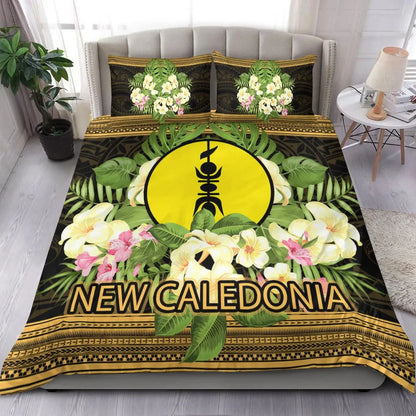 New Caledonia Bedding Set - Polynesian Gold Patterns Collection