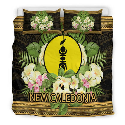 New Caledonia Bedding Set - Polynesian Gold Patterns Collection