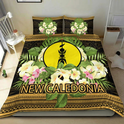 New Caledonia Bedding Set - Polynesian Gold Patterns Collection