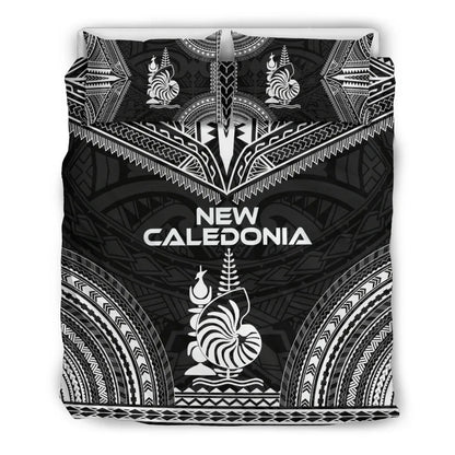 New Caledonia Polynesian Chief Duvet Cover Set - Black Version