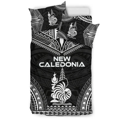 New Caledonia Polynesian Chief Duvet Cover Set - Black Version